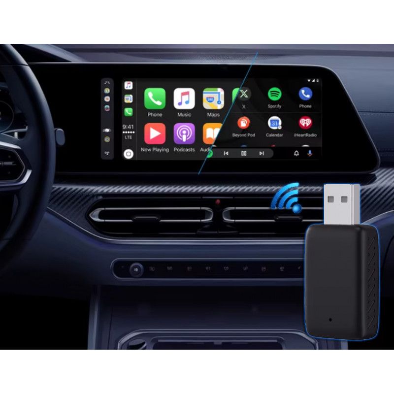 Boitier Sans fil Apple carplay & Android Auto Mazda 6 2018 - 2022