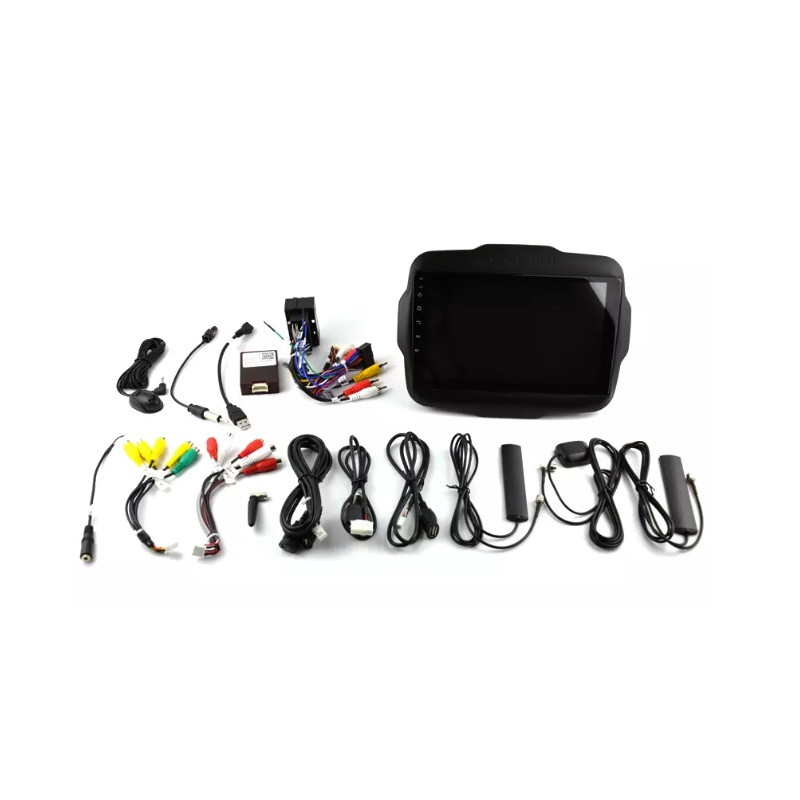 Autoradio Android 14 Pour Jeep Renegade 2016-2019 - Écran Tactile 9" GPS CarPlay DAB+ - Neuf