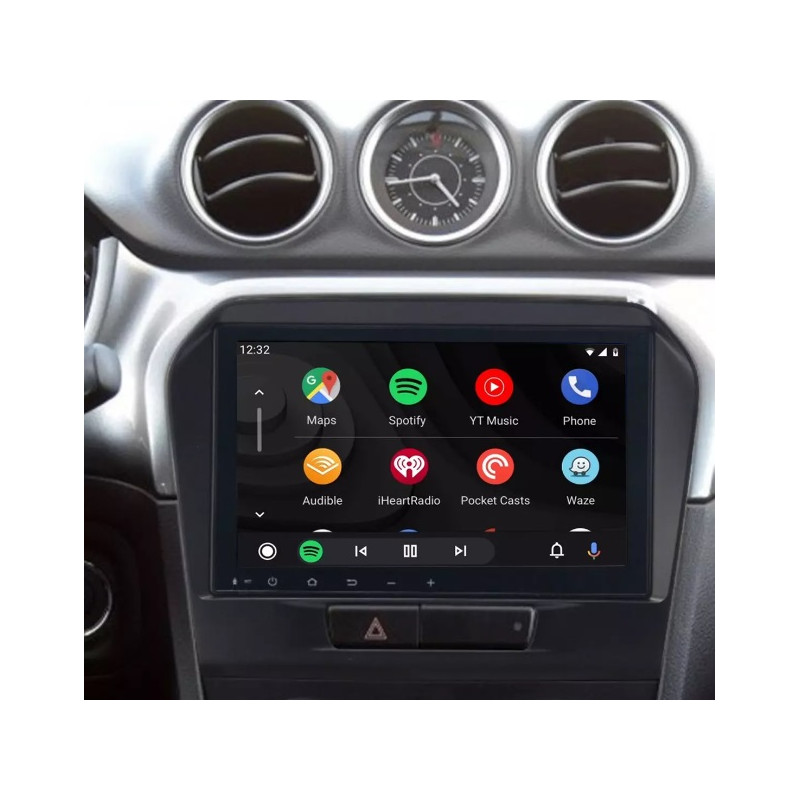 Façade Autoradio 1DIN Pour Suzuki Grand Vitara II (après 2005) - Avec Poche De Rangement - Modèle AP05 Par Silim