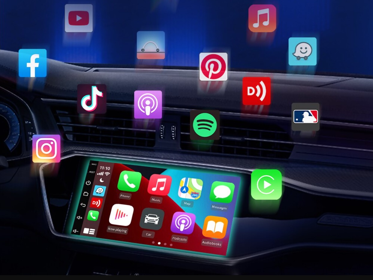 Autoradio tactile GPS Bluetooth Android & Apple Carplay Citroën DS3 et C3  de 2010 à 2016 + caméra de recul